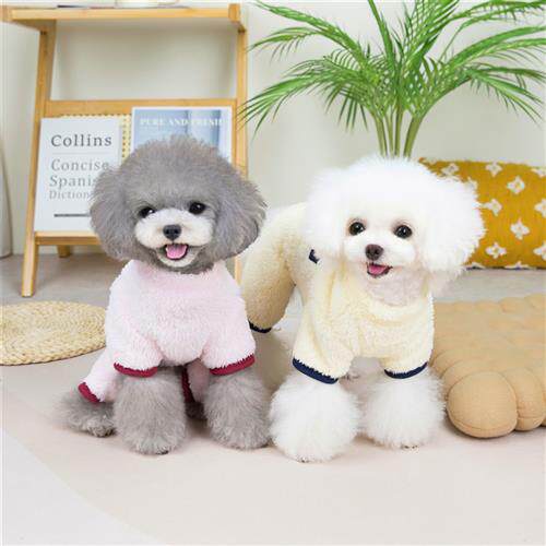 极速小狗狗猫咪秋冬法兰s绒四脚卫衣保暖泰迪比熊宠物卡通可爱潮