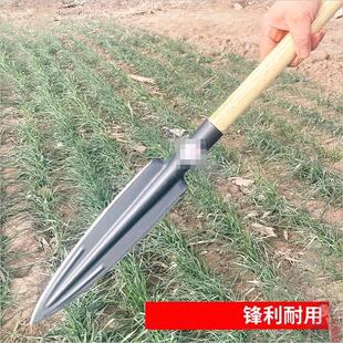 极速全钢尖铲子锋k利矛头锰钢扎枪头户外探险工具野营开山祖鲁矛