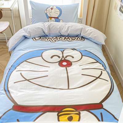 极速夏季学生宿舍床上三件套x儿童单人床上下铺全棉水洗棉床单被