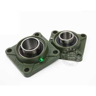 外球面带座方形轴承座大全UCF203F204F205FM206F207F208支座 新品