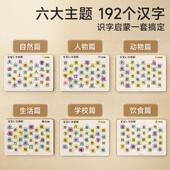 极速 宝宝f识字拼图卡片板启蒙早教幼儿童趣味认字知益智神器