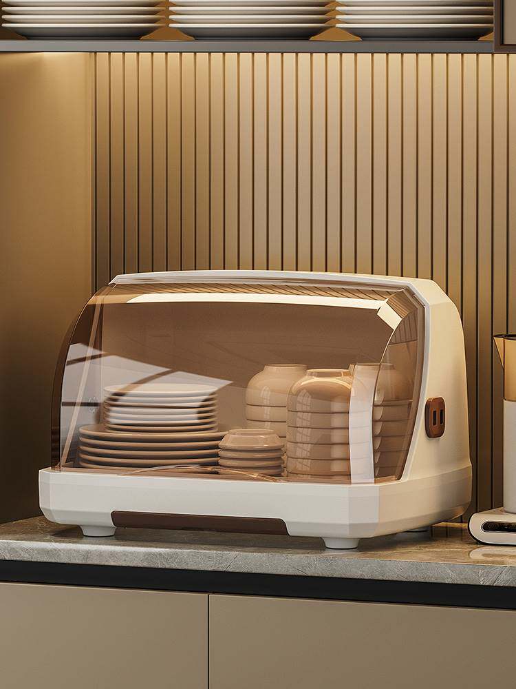 极速防尘杯子置物架水杯奶瓶收纳盒家G用桌面带盖子托盘茶盘沥水