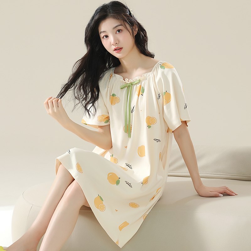 速发2025新款睡裙夏季款纯棉士性感春款甜美孕妇睡衣款夏款