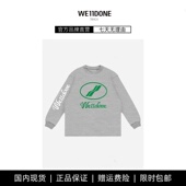 上衣打底衫 圆领卫衣 TRACK长袖 T恤女宽松情侣装 现货 WE11DONE