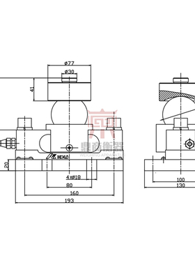 地磅称重传感器QS-ZCB10T20T30T电子磅传感器电子秤20吨30吨