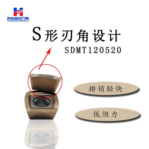 开粗刀片SDMT120512四方刀片R3快进给刀片 SDMT150512 ASRF12 15