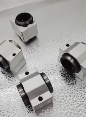 直线滑动轴承滑块光轴 圆柱导轨SCV x8 10 12 16 20 25 30 50UU