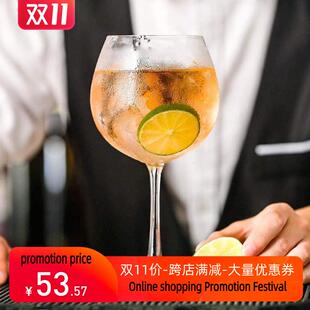 Gin tonic cocktail crystal glass goblet gin鸡尾酒杯跨境香港