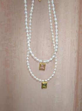 钛钢巴洛克项链女轻奢小众设计感锁骨链高级感颈链2025新款爆款