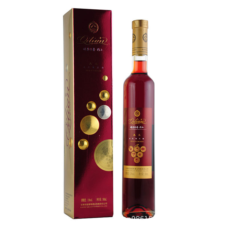 祁连传奇冰红葡萄酒精冰500mL贵人香河西走廊张掖特产祁连冰酒