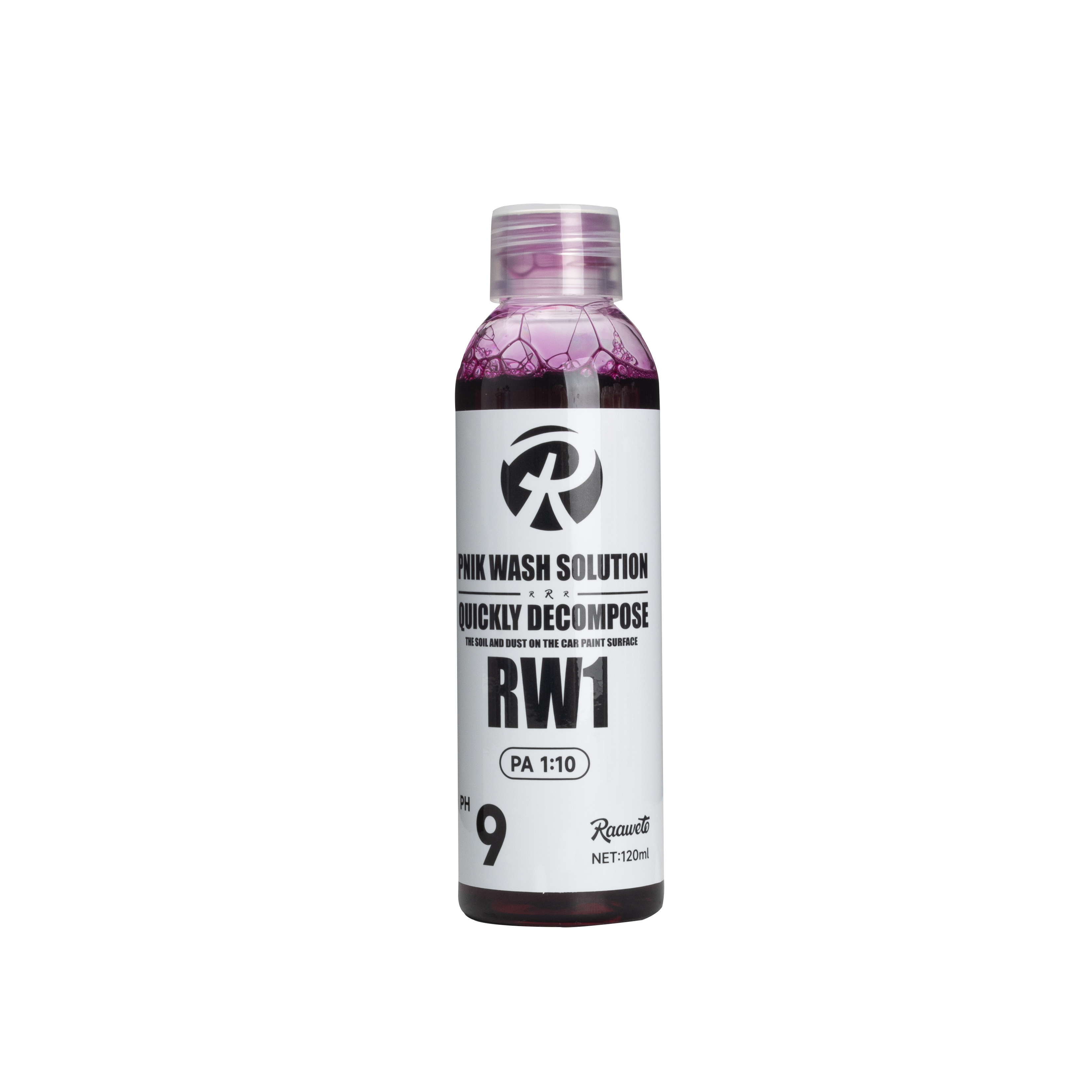 RW1粉色洗车液高泡预洗液