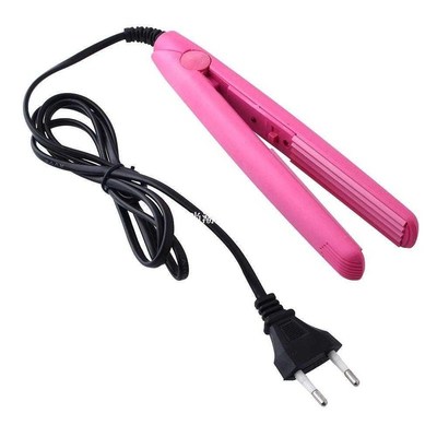 速发Hair Care DIY Mini Ceramic Hair Crimper Curler Weaver Ir