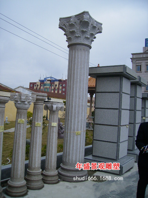 欧式别墅圆柱罗马柱大理石厂家