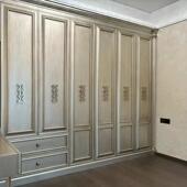 美式 衣柜四六门多种搭配选择法式 轻奢卧室家用实木衣橱转角衣帽