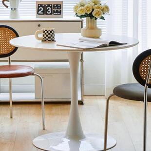 雀翎简约现代公司洽谈接待茶几家用学习客厅阳台床边大圆桌餐桌蚗