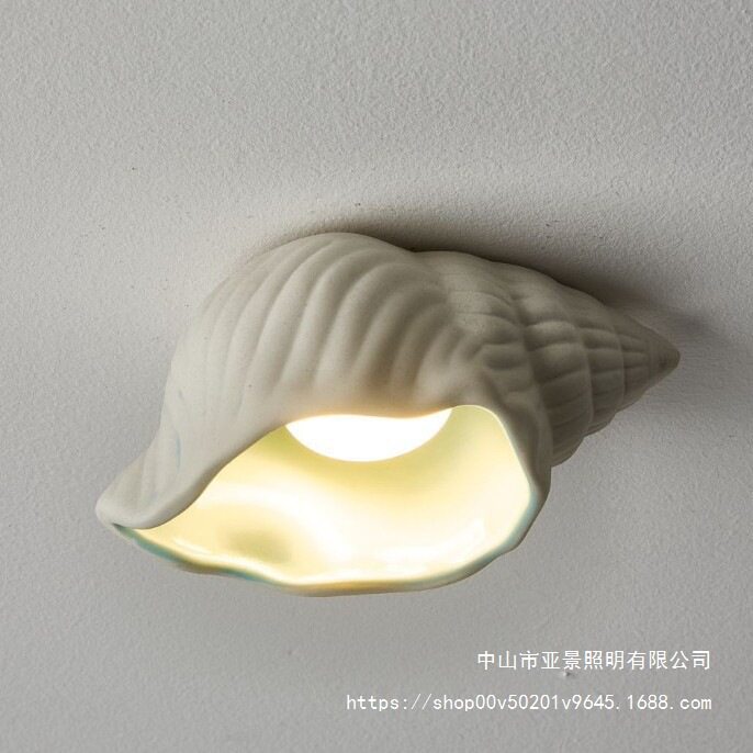 法式奶油风客厅走廊过道灯中古入户玄关灯多巴胺迷你彩色茶杯筒灯