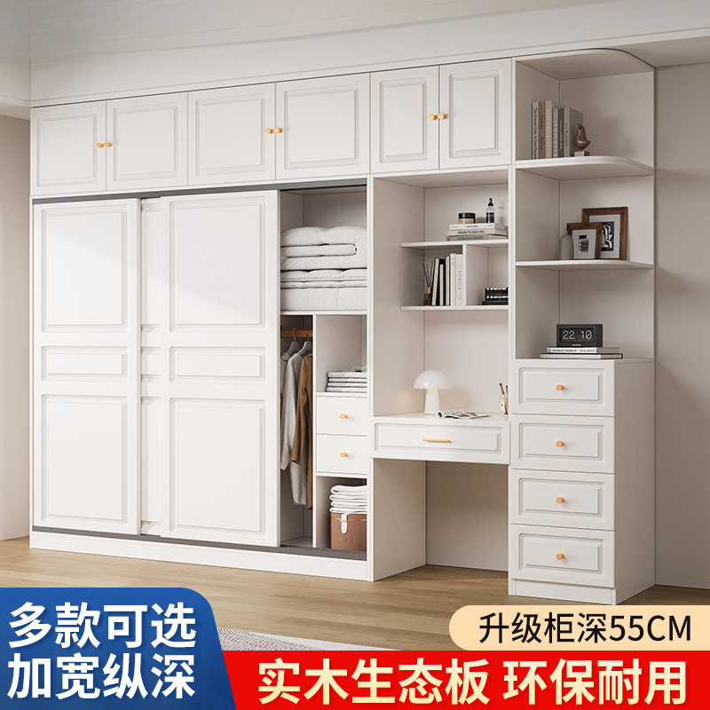 现代简约推拉门结实耐用收纳柜