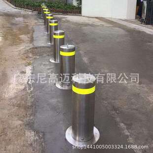 汽车出入口成品不锈钢止车桩手动可拆卸式防冲撞柱自动伸缩升降柱