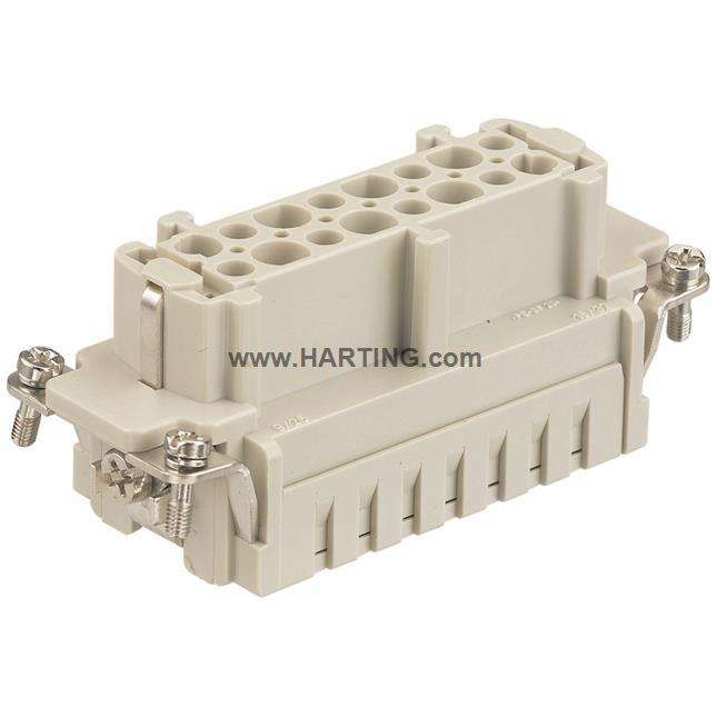09330162702 德国 harting 重载连接器 16芯 母芯 Han 16 E-F-C