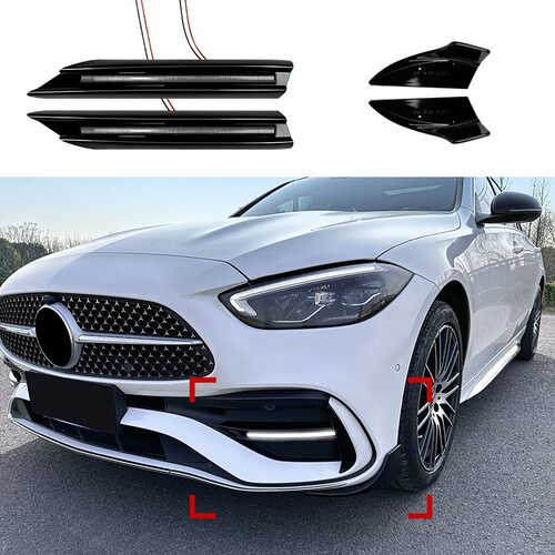 适用奔驰C级W206 C200 C300 C43 AMG 2022+巴博斯日行灯包角改装