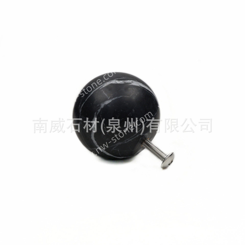 抽屉衣柜橱天然大理石拉手高级别墅创意大户型装饰圆球把手