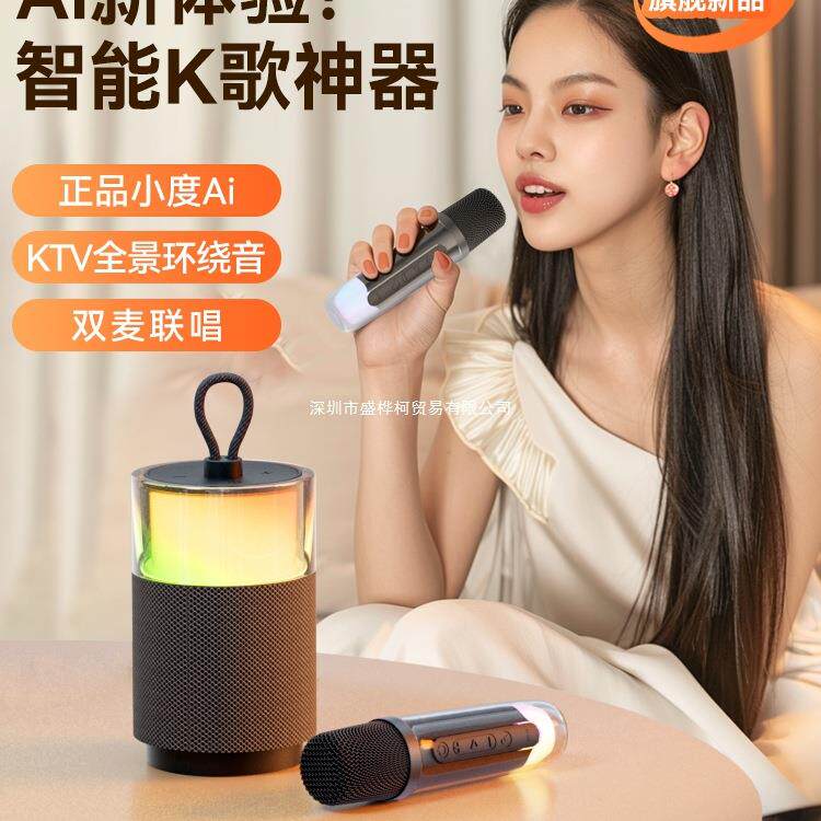 k歌音响话筒麦克风家用家庭ktv套装一体唱歌机唱K神器连电视