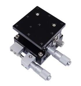 XZ轴80*80LE80-L-2交叉滚子导轨微调平台LE80-R-2位移平台