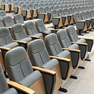 礼堂椅带桌板报告厅电影院剧院椅学校多媒体教室座椅会议室联排椅