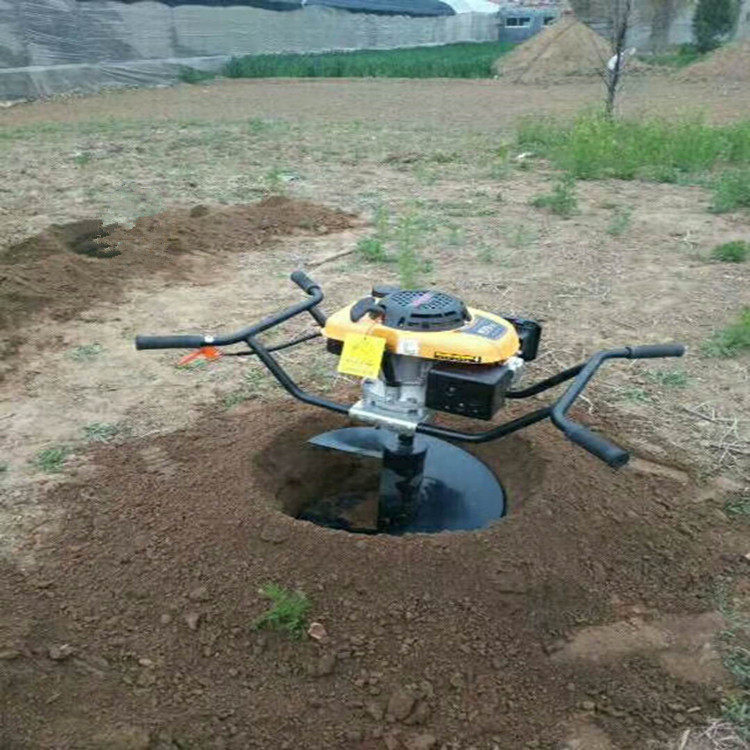 挖洞使用的小型手提工具 汽油大直径绿化种树钻坑机地钻农用机械