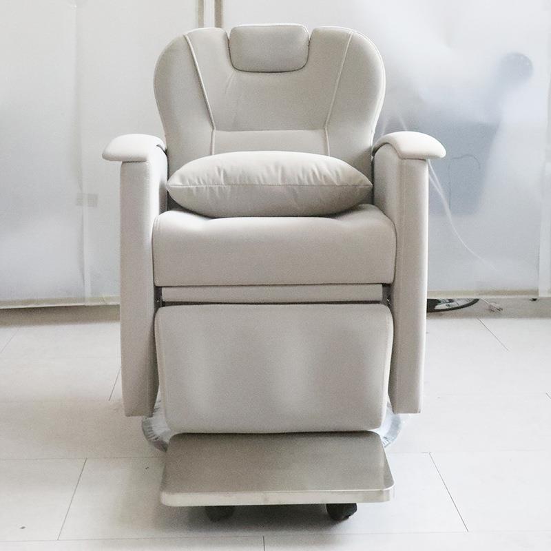 电动理发椅可放倒美发店椅子高端理发店剪发椅升降大底盘养发椅