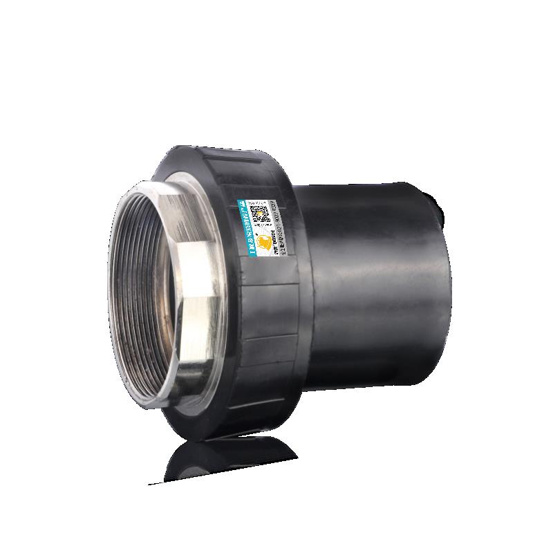 对接PE内丝直接75 90钢塑转换110给水PE水管自来水管PE管接头配件