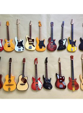 郑容和款迷你电吉他模型摆件6分娃bjd娃娃小乐器电吉他摆件电贝斯