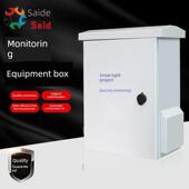 室外监控防水箱网络弱电布线箱壁挂抱杆安防视频监控设备箱定制