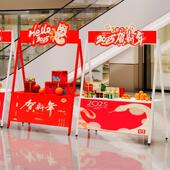 包邮 厂家直销市集商场活动铁艺展示架摊位促销 折叠摆摊桌夜市花车