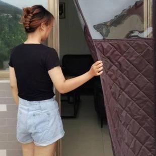 冬季 棉门帘加厚家用挂钩款 保温防风隔音防水定做商用棉帘子 包邮