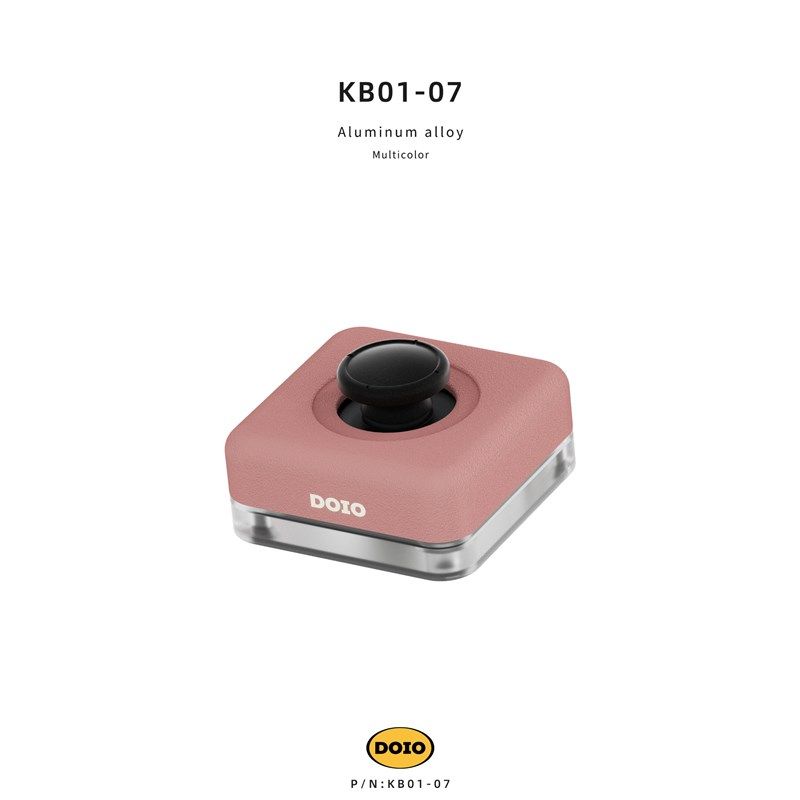DOIO 多色铝合金l 台式电脑摇杆开机键 外置桌面电源开关 KB01-07