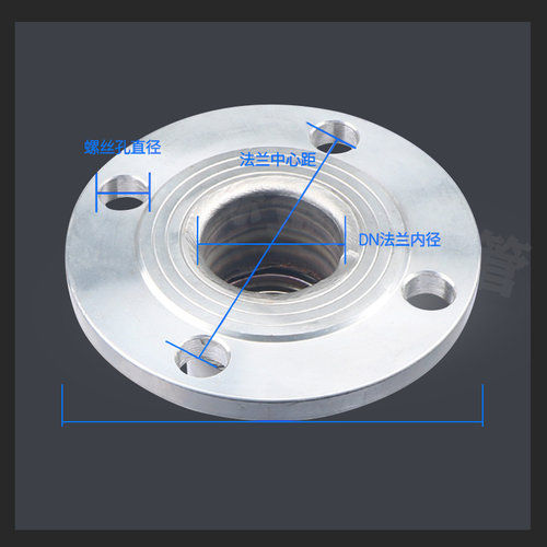 法兰式不锈钢金属波纹软管/304耐高温高压编织蒸汽软连接DN15-200