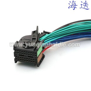953122 汽车线束连接器车用接插件40路黑色护DJ7404 0.6