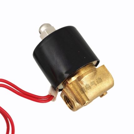 2W025-08常闭铜电磁阀水阀气阀UD-8 2分电磁控制阀 开关阀220V24V