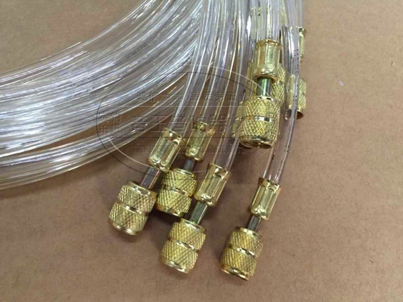 空调加液管 加氟管制冷剂加液管 公英加长双英双公透明管