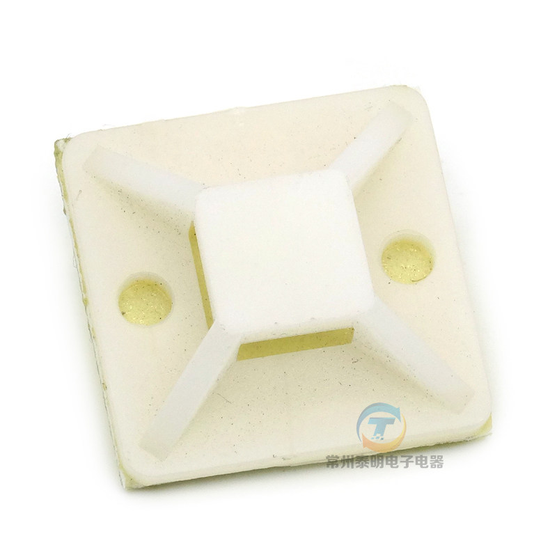 扎带吸盘定位片25*25自粘式扎带固定座20个 束线理线扎绳吸盘,厨房电器,商用制热电器配件,淘宝优惠券,粉丝福利购,淘宝优惠卷