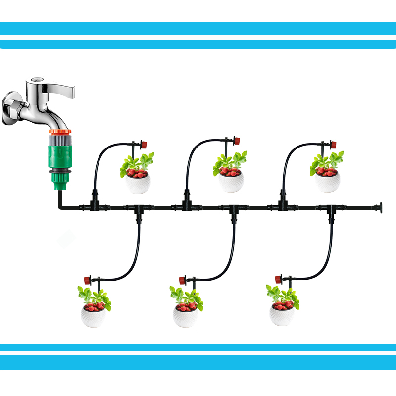 家用绿植盆栽自动浇花器庭院可调滴头喷淋灌溉系统浇水套装神器款