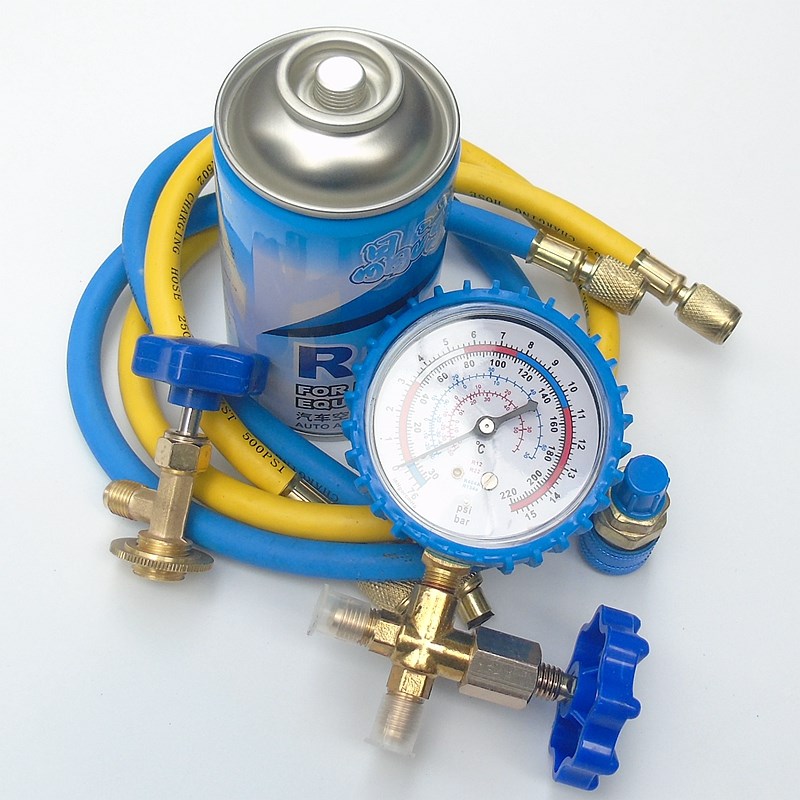 汽车R134a环保车雪种晶凉冷媒汽车空调加氟工具制冷剂环保套装