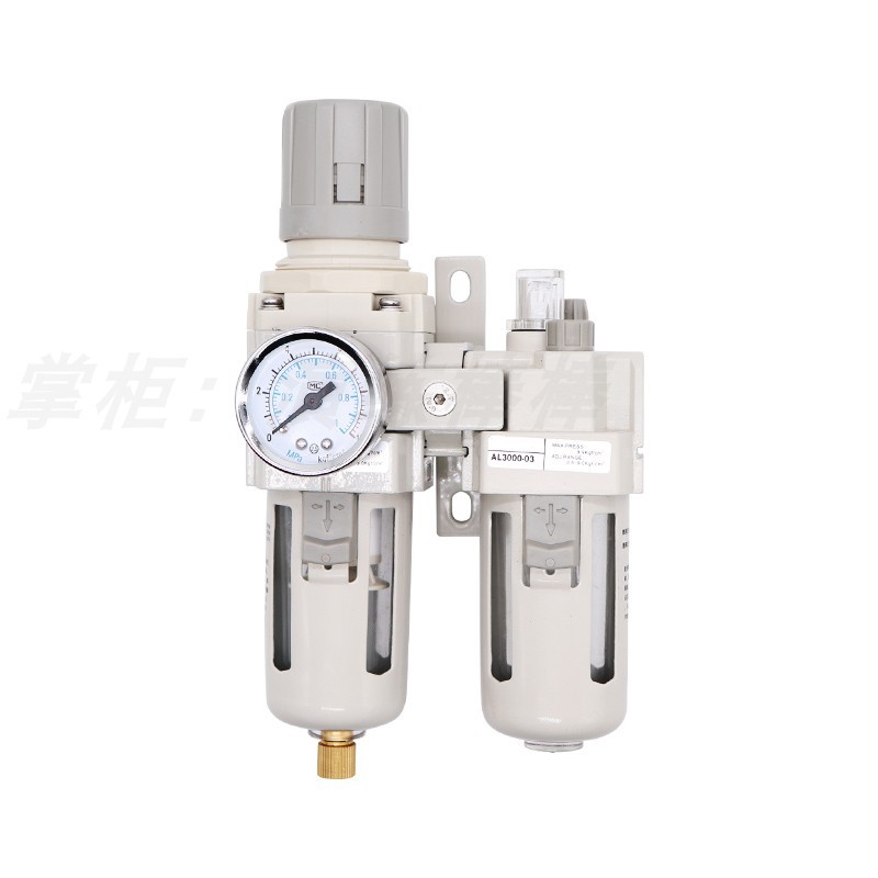 AC4010-04气动二联件空气调压阀SMC型油水分离器过滤器AW/AL4000