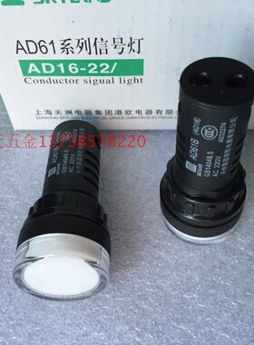 正宗天洲AD61B(AD16)系s列信号灯 AD16-22D 纯白色LED指示灯 220V