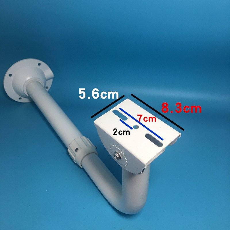 40-80cm监控L型伸缩支架弯头支架壁装伸缩支架横装监控枪机支架