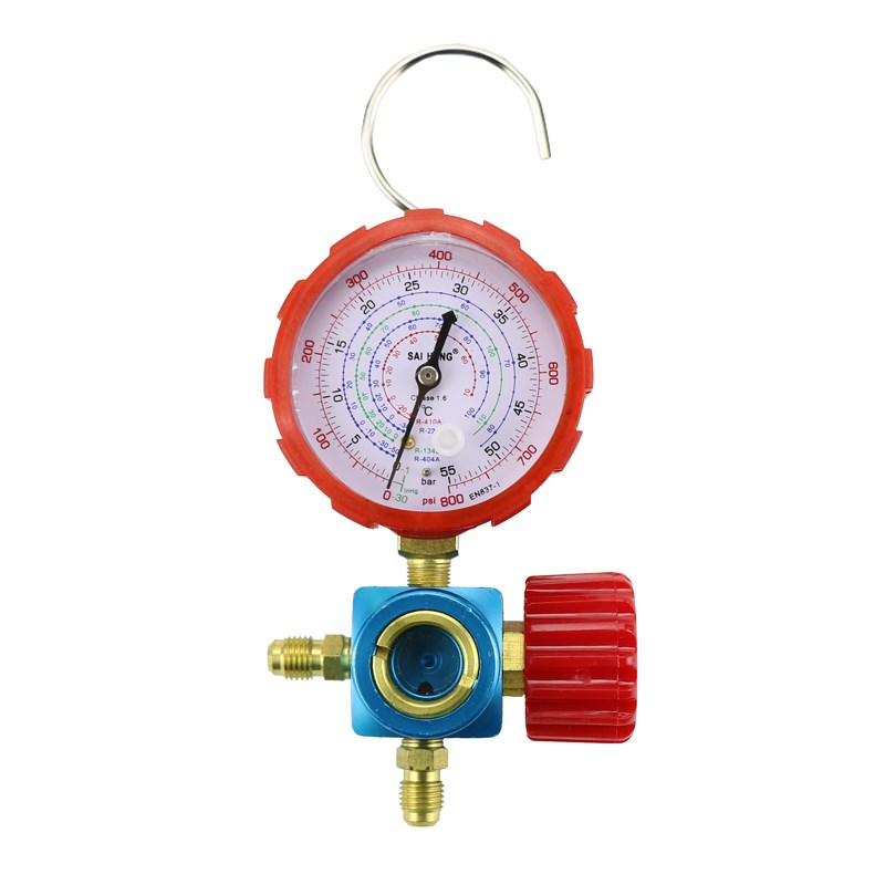 空调变频R410A冷媒表加氟表加液表压力单表 R12R22r134A雪种表阀