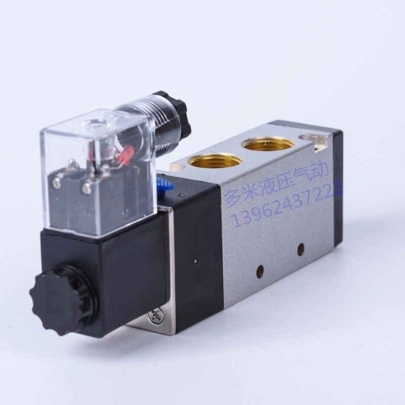 XURI旭日亚德客型气动电磁阀4V210-08二位五通DC24气缸换向阀A220