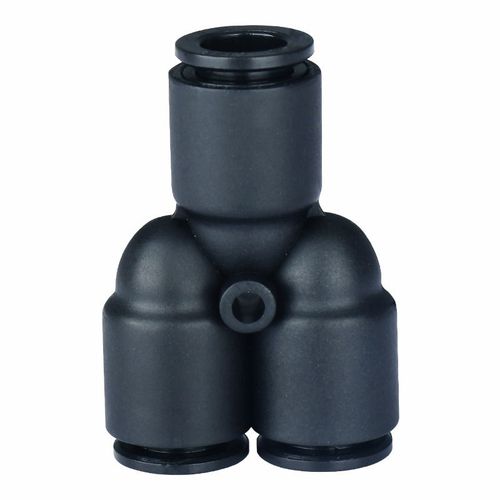 高压气管气动快速插变径三通接头PY/W/4/6/8/10/12/16塑胶Y型三叉