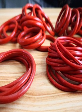 硅胶红色O型圈耐高温外57/60/65/69//70/72/80/85/90/92/98*3.1mm